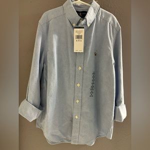 Polo Ralph Lauren long sleeve button down light blue